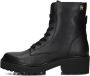 TOMMY HILFIGER Boots Dames Chic Mid Heell Maat: 37 Materiaal: Leer Kleur: Zwart - Thumbnail 2