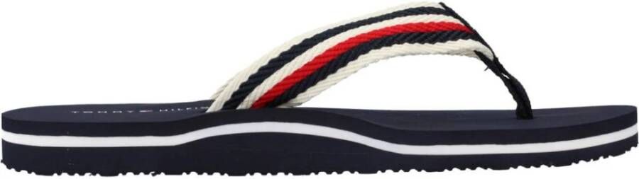 Tommy Hilfiger Teenslippers met labelprint model 'ESSENTIAL COMFORT'