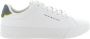 Tommy Hilfiger Court Leren Detail Schoenen White Heren - Thumbnail 1