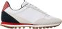 Tommy Hilfiger Elevated Leather Mix Runner Sneakers White Heren - Thumbnail 1