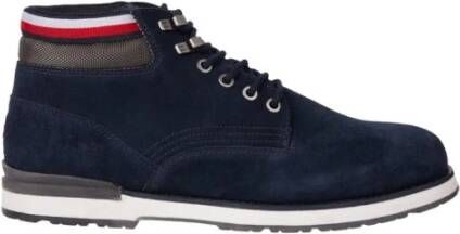 Tommy Hilfiger Enkellaarzen Blue Heren