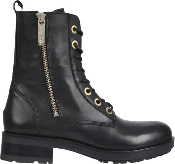 Tommy Hilfiger Essentials Biker Boot Zwart Dames