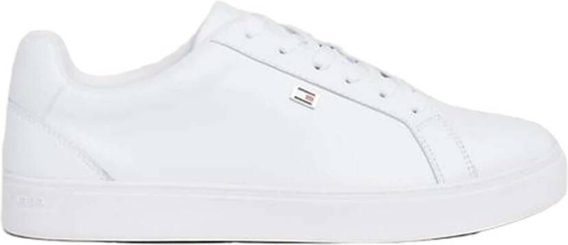 Tommy Hilfiger Sportieve Veterschoenen met Contrastdetails White Heren