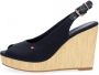 Tommy Hilfiger Sleehaksandaaltjes TOMMY WEBBING LOW WEDGE SANDAL met opvallende logo - Thumbnail 2