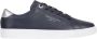 Tommy Hilfiger Sportieve Blauwe Veterschoenen met Contrastdetails Blue - Thumbnail 35