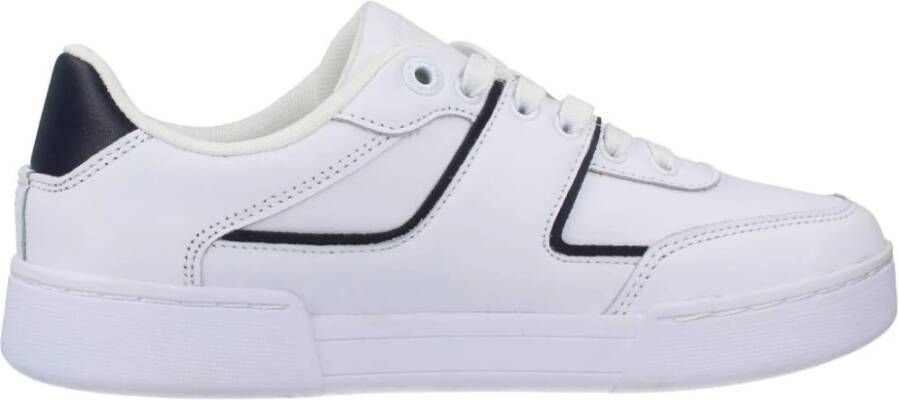 Tommy Hilfiger Fw0Fw06859 TH Prep Court Sneaker White Dames