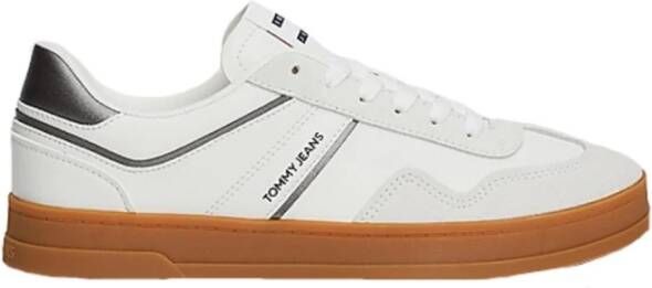 Tommy Hilfiger The Greenwich sneaker met leren details en logo