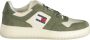 Tommy Hilfiger Groene Heren Sportschoenen met Contrastdetails Green Heren - Thumbnail 9