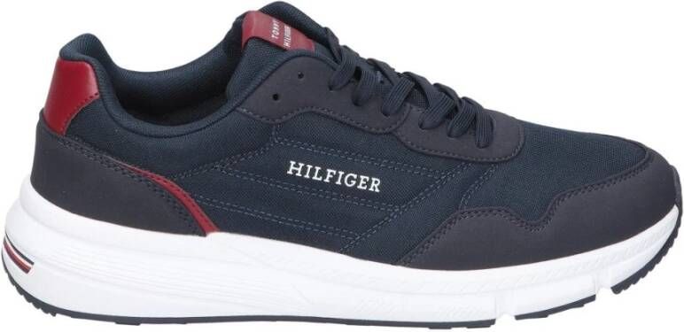 Tommy Hilfiger Sneakers FASTON MIX ESS vrijetijdsschoen lage schoen veterschoen met gepolsterde schacht