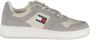 Tommy Hilfiger Sportieve Grijze Veterschoenen met Contrastdetails en Logoprint Gray Heren - Thumbnail 1