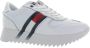 Tommy Hilfiger Hoge Cleated Sneakers White Heren - Thumbnail 1