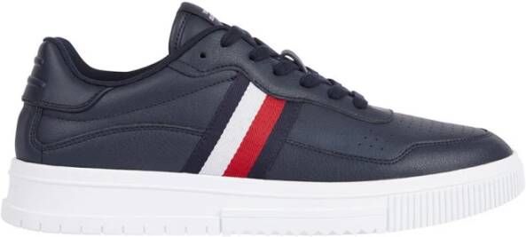 Tommy Hilfiger Hoogwaardige sneakers met opvallend logo Blue Heren