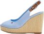 Tommy Hilfiger Iconic Elena Slingback hoge hak sandalen Blue Dames - Thumbnail 1