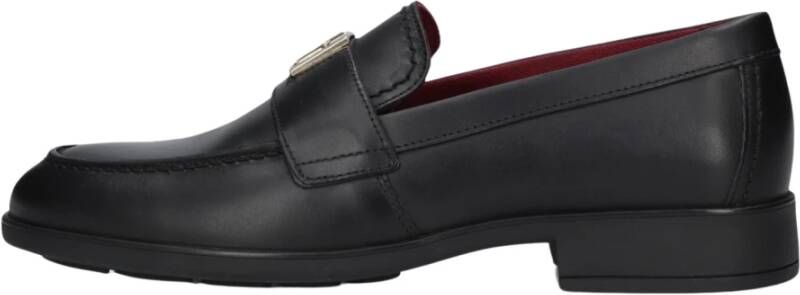 Tommy Hilfiger Klassieke Loafer Zwart Leer Vrouwen Black Dames