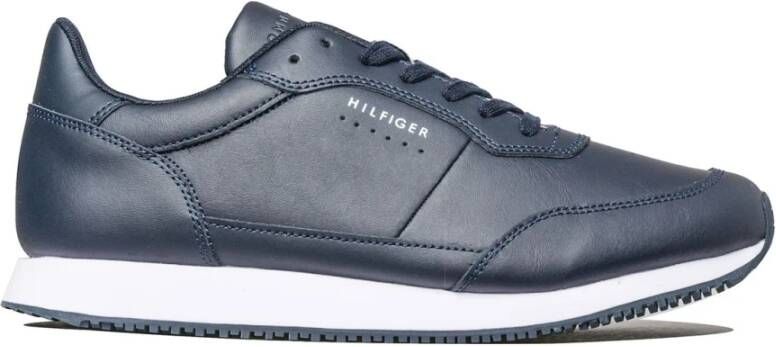 Tommy Hilfiger Lage Sneakers Blue Heren