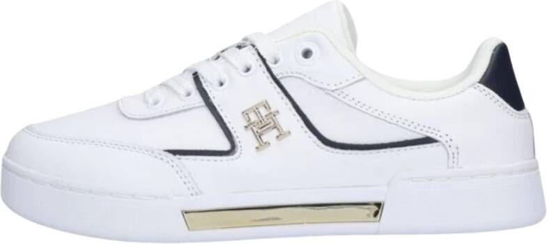 Tommy Hilfiger Lage Sneakers TH Prep Court White Dames