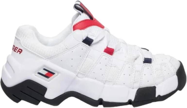 Tommy Hilfiger Sneakers in wit voor Dames met 4 vetergaten