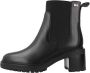 Tommy Hilfiger Leren Chelsea Boots met Middelhoge Hak Black Dames - Thumbnail 7