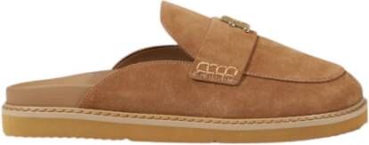 Tommy Hilfiger Leren Damesschoenen Lente Zomer Collectie Beige Dames