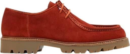 Tommy Hilfiger Leren Mocassin Schoenen Fm0Fm04140 Red Heren