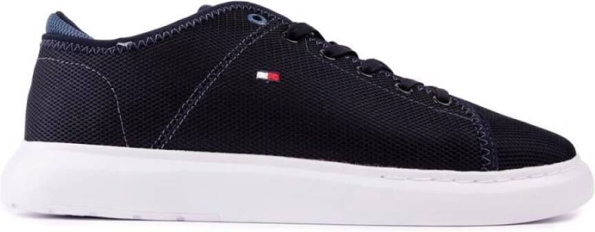 Tommy Hilfiger Blauwe Lichtgewicht Cupsole Sneakers Blue Heren