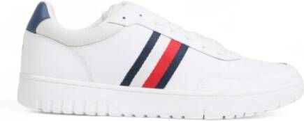 Tommy Hilfiger Plateausneakers TH BASKET CORE LITE vrijetijdsschoen halve schoen veterschoen met gepolsterde schacht