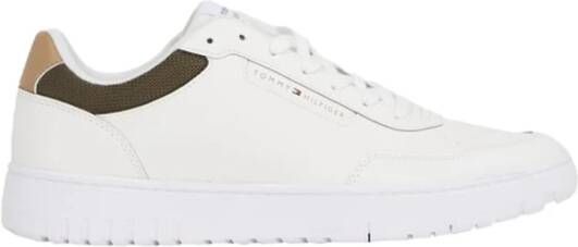 Tommy Hilfiger Lite Beige Sneakers Leren Schoenen White Heren