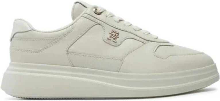 Tommy Hilfiger Leren sneakers met labelapplicatie model 'LUX POINTY'