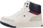 Tommy Hilfiger Mid Cut Lace-Up Sneaker White Heren - Thumbnail 1