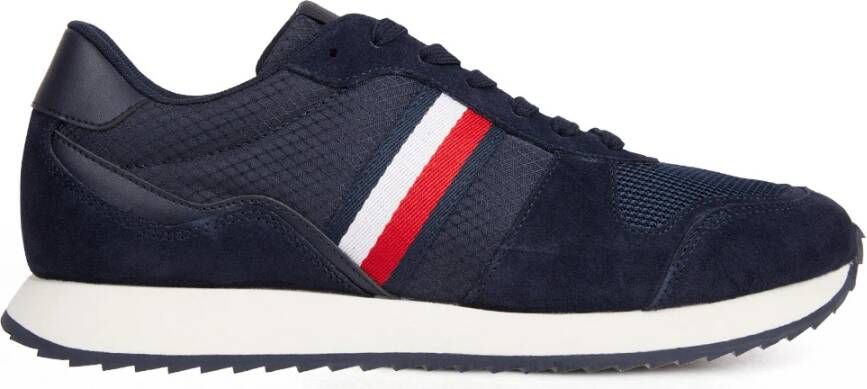 Tommy Hilfiger Mix Runner Sneakers Blue Heren