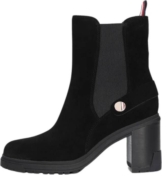 Tommy Hilfiger Outdoor High Heel Boot Black Dames