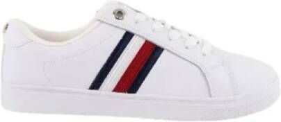 Tommy Hilfiger Pre-owned Leather sneakers White Dames