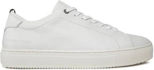 Tommy Hilfiger Premium Cupsole Geleerde Leren Sneakers White Heren