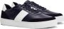 Tommy Hilfiger Premium Gestreepte Sneakers Marineblauw Wit Blue Heren - Thumbnail 1