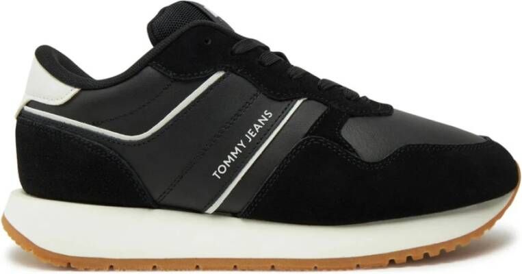 TOMMY JEANS Plateausneakers TJW EVA RETRO RUNNER vrijetijdsschoen lage schoen veterschoen met gepolsterde schacht