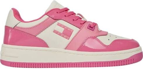 Tommy Hilfiger Roze Sneakers voor Vrouwen Pink Dames