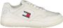 Tommy Hilfiger Witte polyester sneakers met contrastdetails White Dames - Thumbnail 1