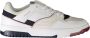 Tommy Hilfiger Sportieve witte vetersneakers met contrastdetails en logoprint Multicolor Heren - Thumbnail 9