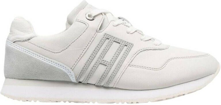 Tommy Hilfiger Sneakers met sleehak TH W UNDYED RUNNTER in de materiaalmix