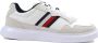 Tommy Hilfiger Sneakers TH CUPSET RWB LTH met zijstrepen vrijetijdsschoen halfhoge schoen veterschoen - Thumbnail 9