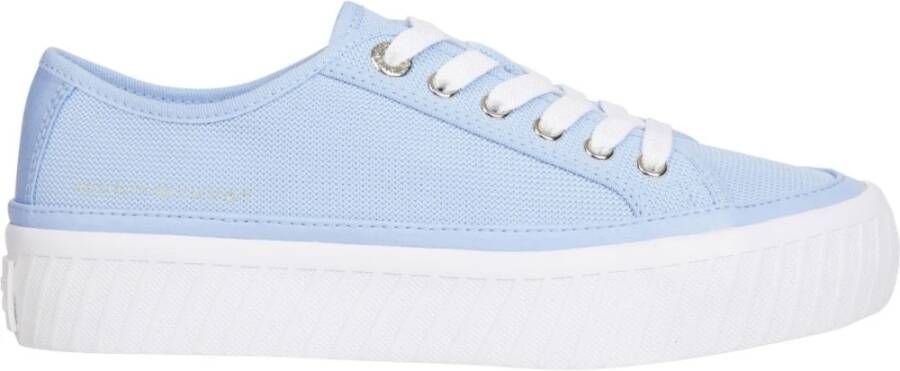 Tommy Hilfiger Platform gevulcaniseerde sneaker Blue Dames