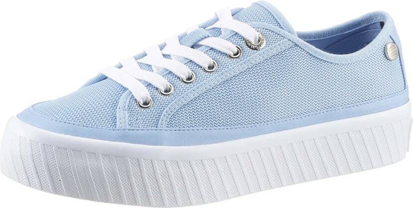 Tommy Hilfiger Platform gevulcaniseerde sneaker Blue Dames