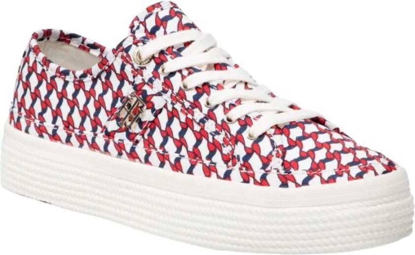 Tommy Hilfiger Sneakers in rood voor Dames TH Coporate Vulc Sneaker