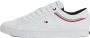 Tommy Hilfiger Sneakers ESSENTIAL LEATHER SNEAKER DETAIL met strepen in tommy-kleuren - Thumbnail 1