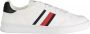 Tommy Hilfiger Fm0Fm04038Ybr Knit MIX Stripes Zapatillas Wit Heren - Thumbnail 1