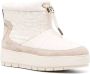 Tommy Hilfiger Snowboot Enkellaarzen in wit suède White Dames - Thumbnail 4