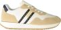 Tommy Hilfiger Sportieve Beige Vetersneakers met Contrastdetails en Logoprint Beige Heren - Thumbnail 1