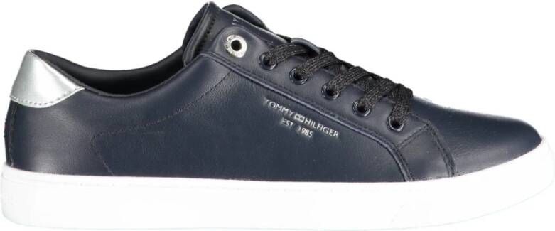 Tommy Hilfiger Sportieve Blauwe Veterschoenen met Contrastdetails Blue Heren