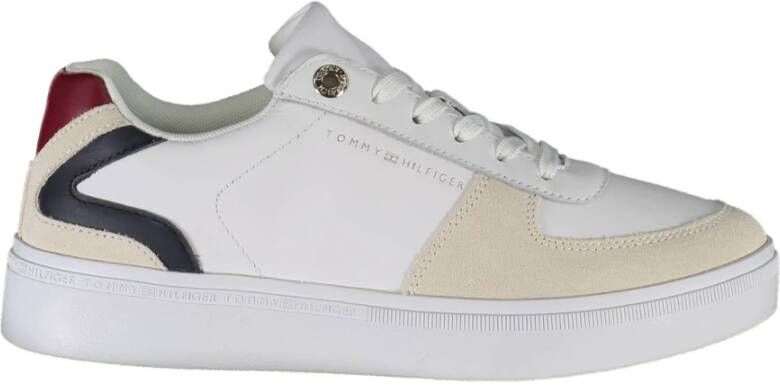 Tommy Hilfiger Leren Sneakers Stijlvolle Schoenen Multicolor