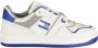 Tommy Hilfiger Sportieve witte sneakers met koningsblauwe details White Heren - Thumbnail 4